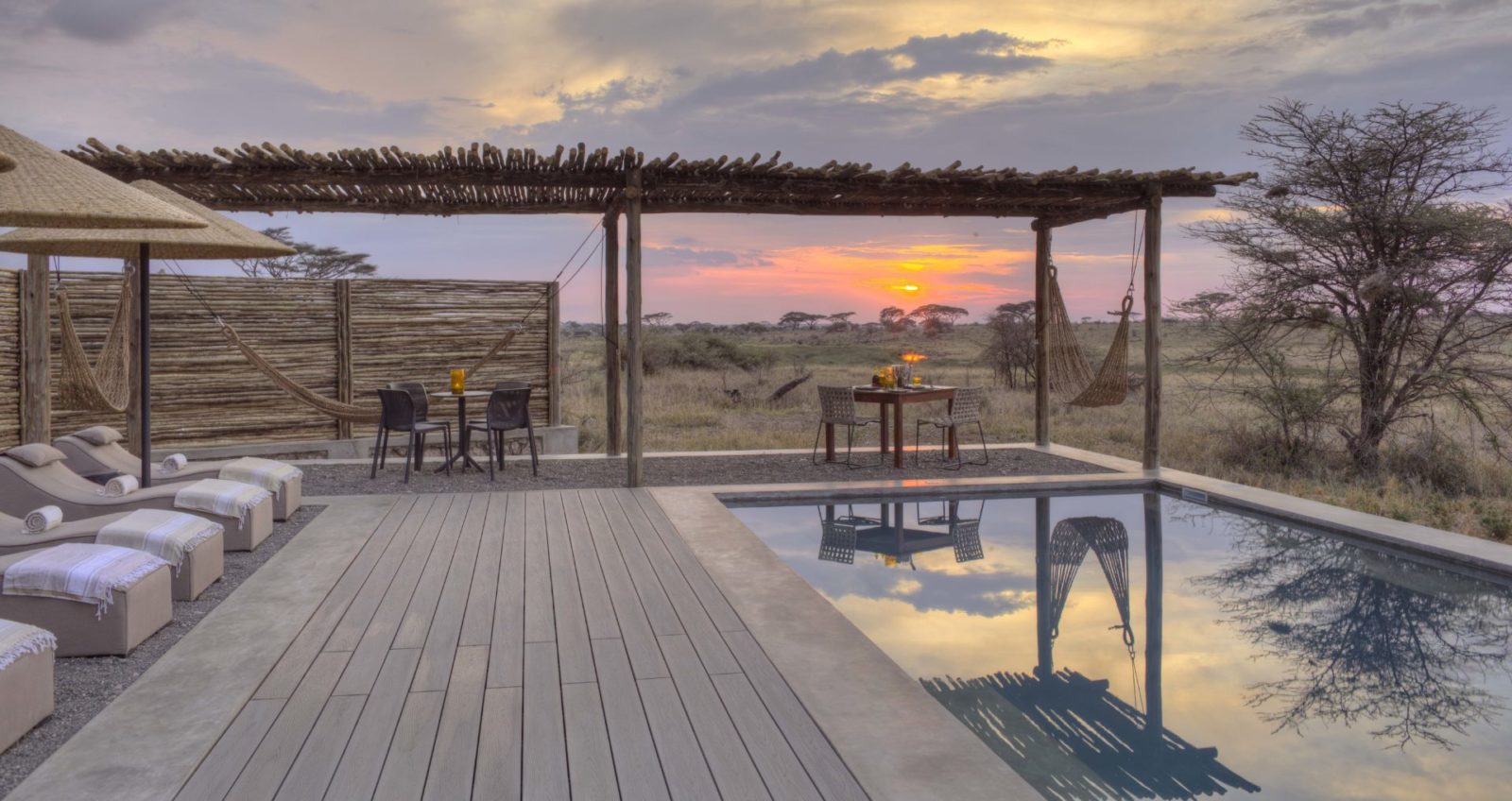 Namiri Plains Pool private dining