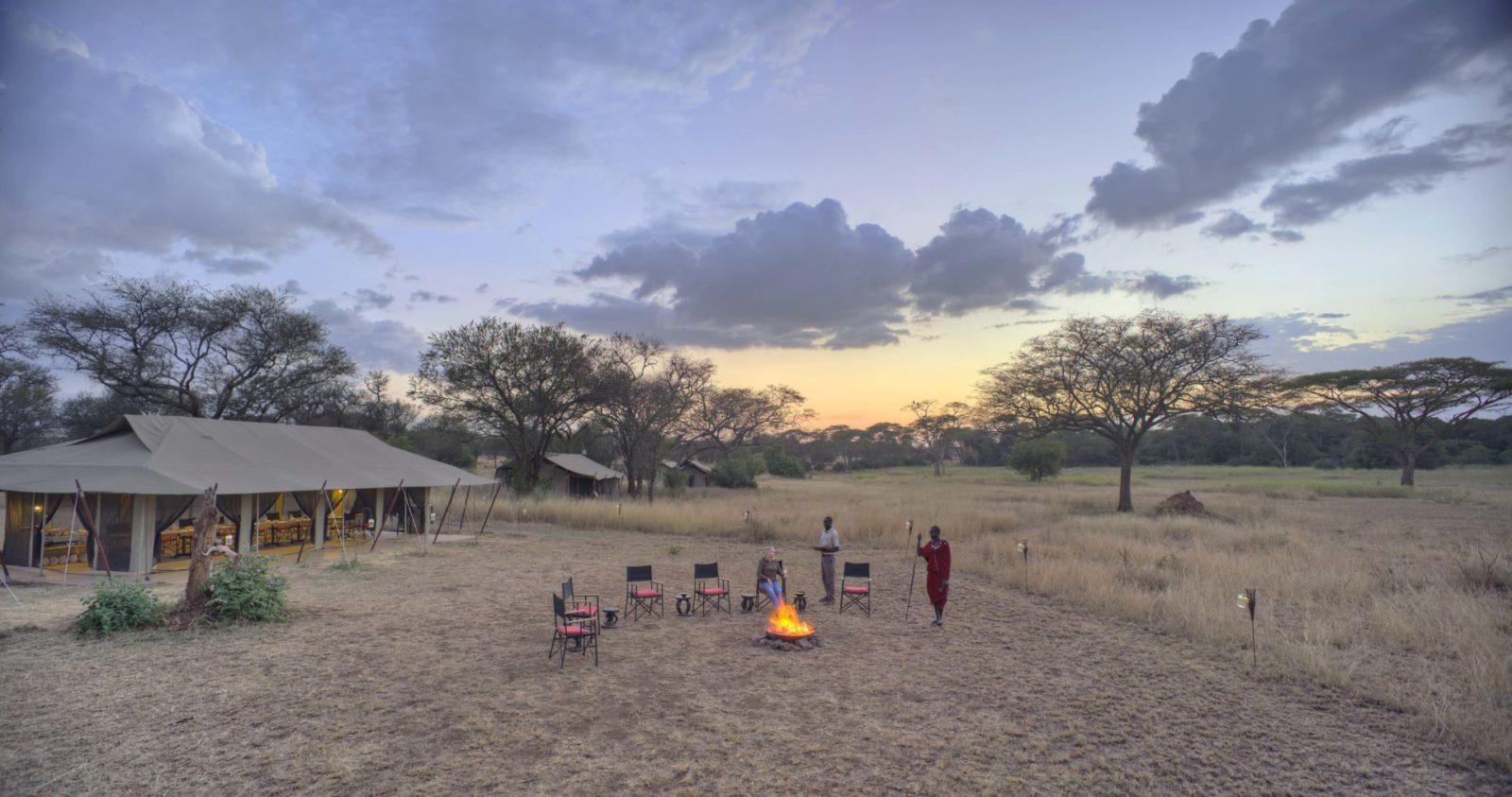 ubuntu camp sunset