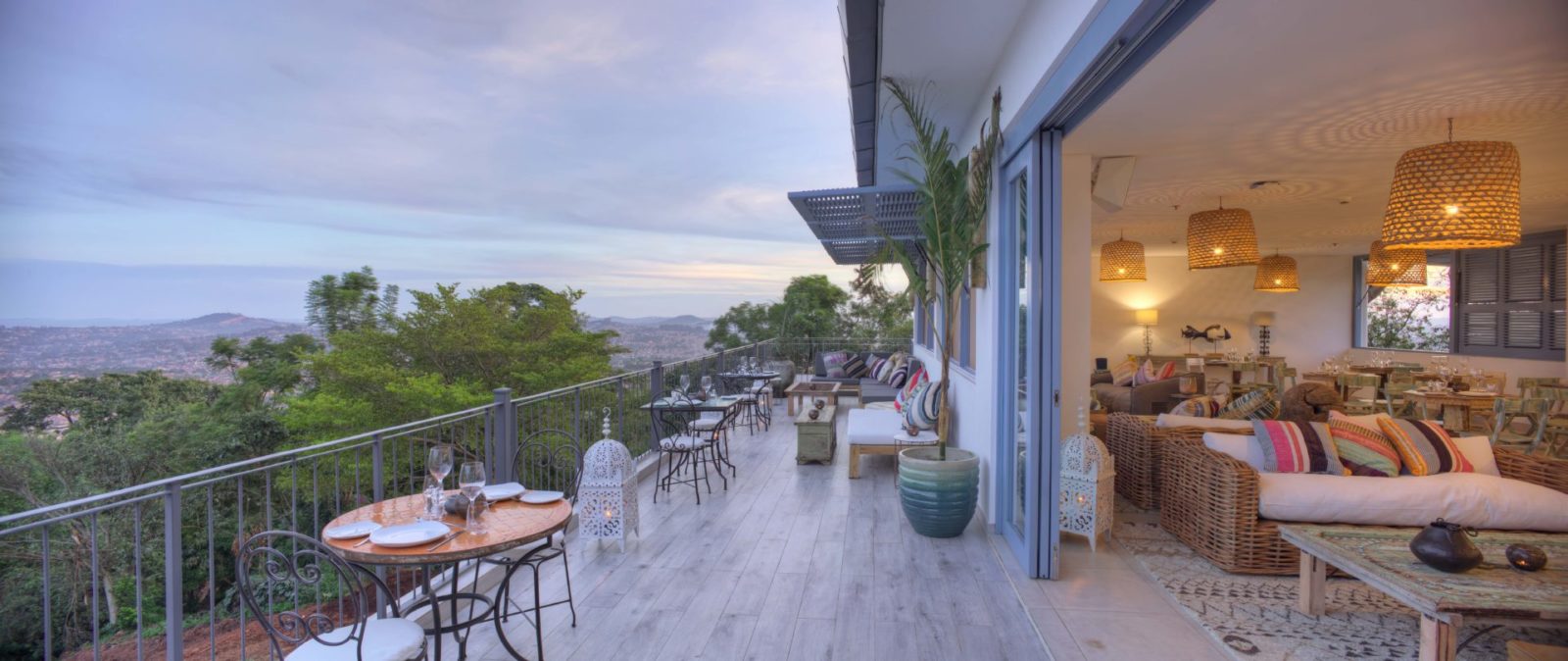 The Upside balcony and interior