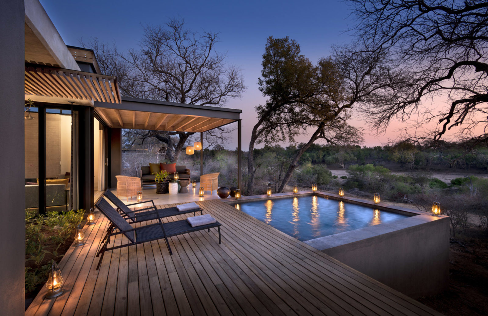 Lion Sands Ivory Lodge 3 Villa Private Deck and Plunge Pool7