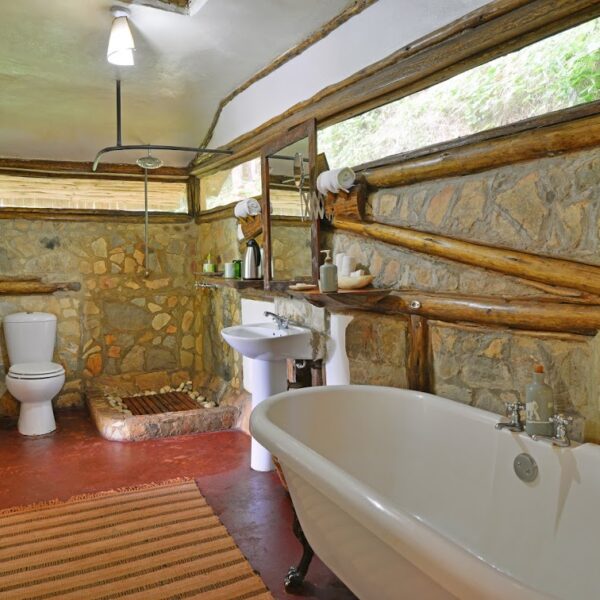Photo of Buhoma Lodge in Bwindi National Park Uganda, guest bathroom
